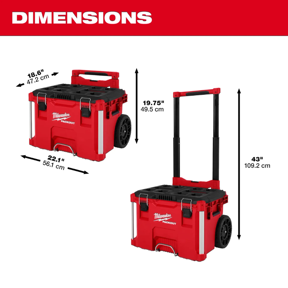 Milwaukee PACKOUT Rolling Tool Box from Columbia Safety